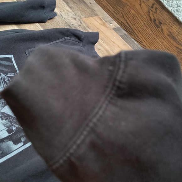 Nipsey Hustle All over Back Print Black Pullover Hoodie Sz Large Men - Picture 8 of 16